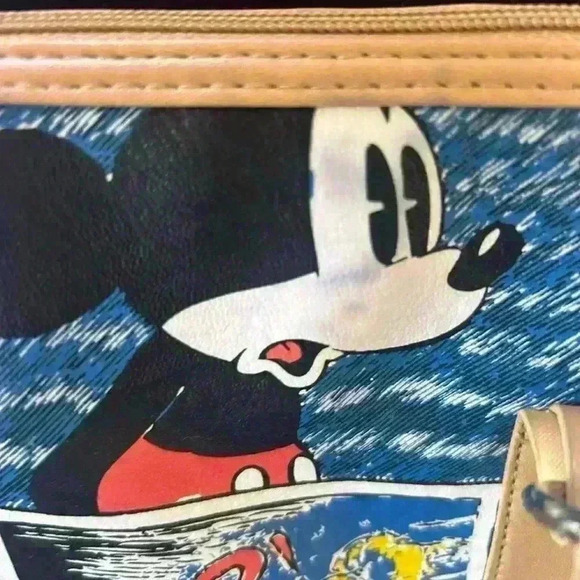 Disney Mickey Mouse Comic Strip Purse Handbag Tote - Picture 16 of 16